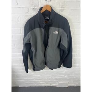 The North Face Men's Apex Bionic Full Zip Jacket Colorblock Gray Black Size XL